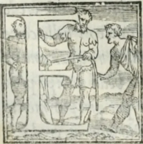 An illustration from De le lettere di m. Clavdio Tolomei lib. sette. Con vna breve dichiarazione in fine di tvtto l'ordin de l'ortografia di qvesta opera, 1547, leaf 137