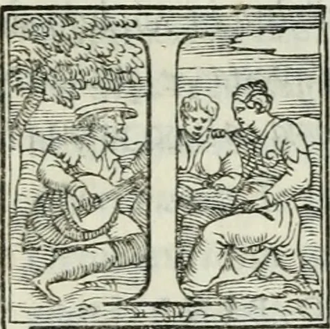 An illustration from De le lettere di m. Clavdio Tolomei lib. sette. Con vna breve dichiarazione in fine di tvtto l'ordin de l'ortografia di qvesta opera, 1547, leaf 138