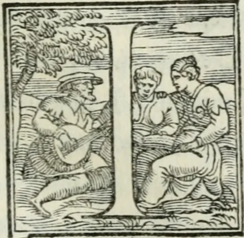 An illustration from De le lettere di m. Clavdio Tolomei lib. sette. Con vna breve dichiarazione in fine di tvtto l'ordin de l'ortografia di qvesta opera, 1547, leaf 144