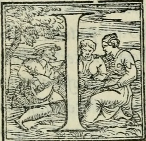 An illustration from De le lettere di m. Clavdio Tolomei lib. sette. Con vna breve dichiarazione in fine di tvtto l'ordin de l'ortografia di qvesta opera, 1547, leaf 16