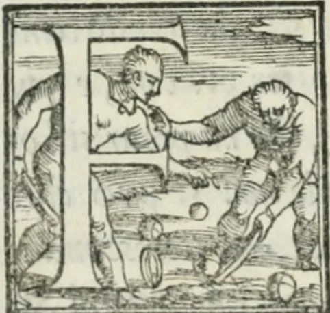 An illustration from De le lettere di m. Clavdio Tolomei lib. sette. Con vna breve dichiarazione in fine di tvtto l'ordin de l'ortografia di qvesta opera, 1547, leaf 17