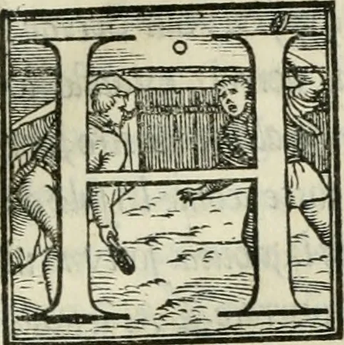An illustration from De le lettere di m. Clavdio Tolomei lib. sette. Con vna breve dichiarazione in fine di tvtto l'ordin de l'ortografia di qvesta opera, 1547, leaf 174