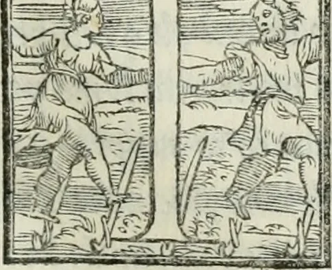 An illustration from De le lettere di m. Clavdio Tolomei lib. sette. Con vna breve dichiarazione in fine di tvtto l'ordin de l'ortografia di qvesta opera, 1547, leaf 176