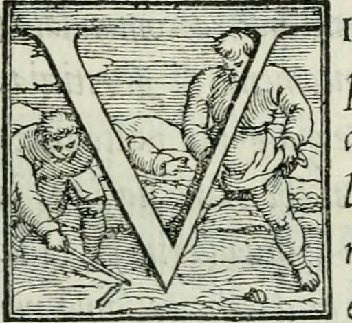 An illustration from De le lettere di m. Clavdio Tolomei lib. sette. Con vna breve dichiarazione in fine di tvtto l'ordin de l'ortografia di qvesta opera, 1547, leaf 210