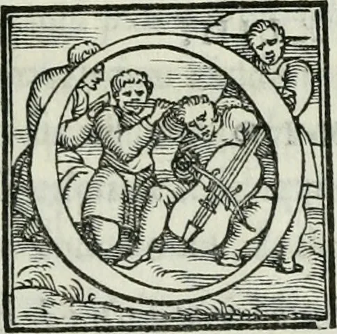 An illustration from De le lettere di m. Clavdio Tolomei lib. sette. Con vna breve dichiarazione in fine di tvtto l'ordin de l'ortografia di qvesta opera, 1547, leaf 224