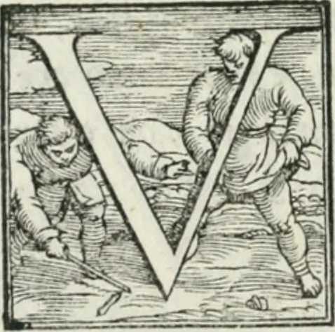An illustration from De le lettere di m. Clavdio Tolomei lib. sette. Con vna breve dichiarazione in fine di tvtto l'ordin de l'ortografia di qvesta opera, 1547, leaf 231
