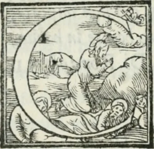 An illustration from De le lettere di m. Clavdio Tolomei lib. sette. Con vna breve dichiarazione in fine di tvtto l'ordin de l'ortografia di qvesta opera, 1547, leaf 237