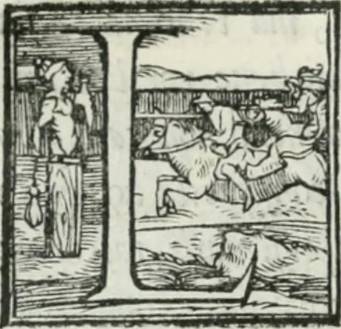 An illustration from De le lettere di m. Clavdio Tolomei lib. sette. Con vna breve dichiarazione in fine di tvtto l'ordin de l'ortografia di qvesta opera, 1547, leaf 287