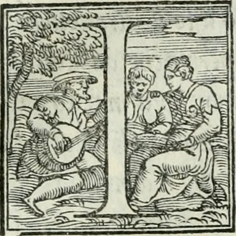 An illustration from De le lettere di m. Clavdio Tolomei lib. sette. Con vna breve dichiarazione in fine di tvtto l'ordin de l'ortografia di qvesta opera, 1547, leaf 298