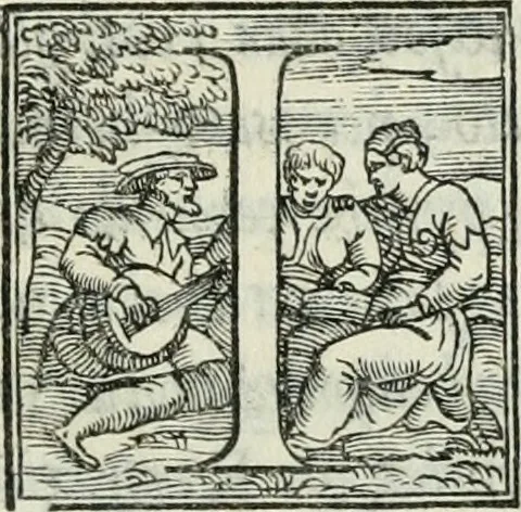 An illustration from De le lettere di m. Clavdio Tolomei lib. sette. Con vna breve dichiarazione in fine di tvtto l'ordin de l'ortografia di qvesta opera, 1547, leaf 326