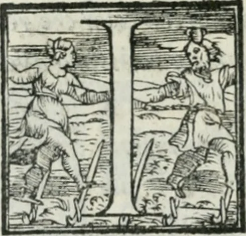 An illustration from De le lettere di m. Clavdio Tolomei lib. sette. Con vna breve dichiarazione in fine di tvtto l'ordin de l'ortografia di qvesta opera, 1547, leaf 331