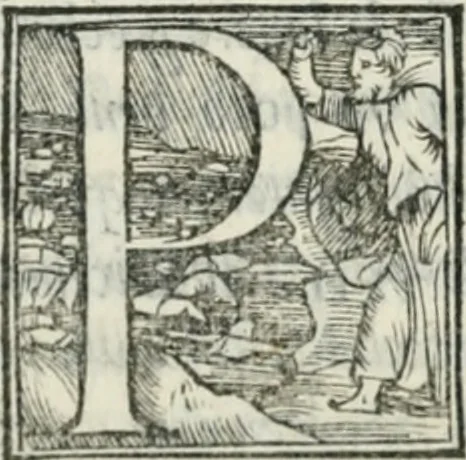 An illustration from De le lettere di m. Clavdio Tolomei lib. sette. Con vna breve dichiarazione in fine di tvtto l'ordin de l'ortografia di qvesta opera, 1547, leaf 349