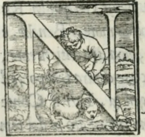 An illustration from De le lettere di m. Clavdio Tolomei lib. sette. Con vna breve dichiarazione in fine di tvtto l'ordin de l'ortografia di qvesta opera, 1547, leaf 373