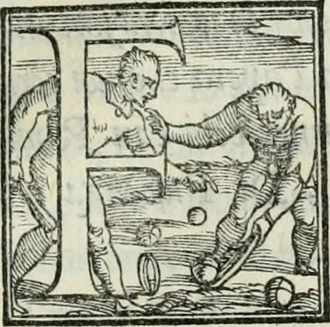 An illustration from De le lettere di m. Clavdio Tolomei lib. sette. Con vna breve dichiarazione in fine di tvtto l'ordin de l'ortografia di qvesta opera, 1547, leaf 414