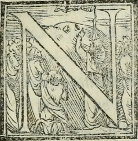 An illustration from De le lettere di m. Clavdio Tolomei lib. sette. Con vna breve dichiarazione in fine di tvtto l'ordin de l'ortografia di qvesta opera, 1547, leaf 436