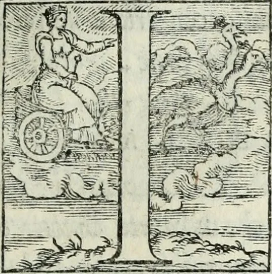 An illustration from De le lettere di m. Clavdio Tolomei lib. sette. Con vna breve dichiarazione in fine di tvtto l'ordin de l'ortografia di qvesta opera, 1547, leaf 440