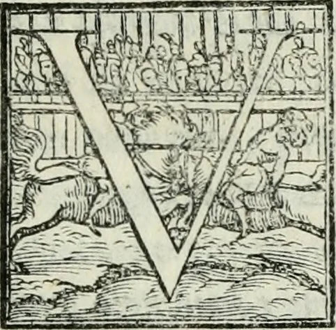An illustration from De le lettere di m. Clavdio Tolomei lib. sette. Con vna breve dichiarazione in fine di tvtto l'ordin de l'ortografia di qvesta opera, 1547, leaf 444