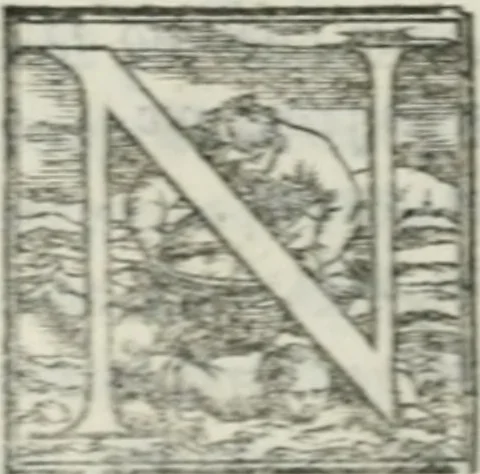 An illustration from De le lettere di m. Clavdio Tolomei lib. sette. Con vna breve dichiarazione in fine di tvtto l'ordin de l'ortografia di qvesta opera, 1547, leaf 449