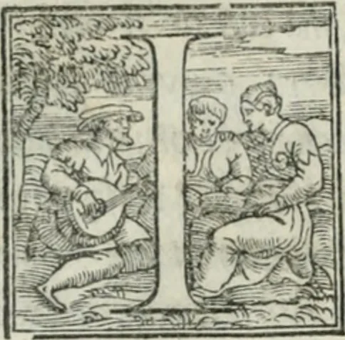 An illustration from De le lettere di m. Clavdio Tolomei lib. sette. Con vna breve dichiarazione in fine di tvtto l'ordin de l'ortografia di qvesta opera, 1547, leaf 451