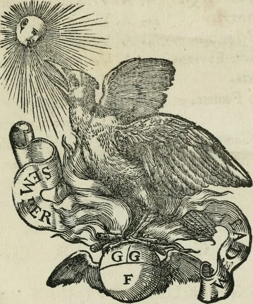 An illustration from De le lettere di m. Clavdio Tolomei lib. sette. Con vna breve dichiarazione in fine di tvtto l'ordin de l'ortografia di qvesta opera, 1547, leaf 478