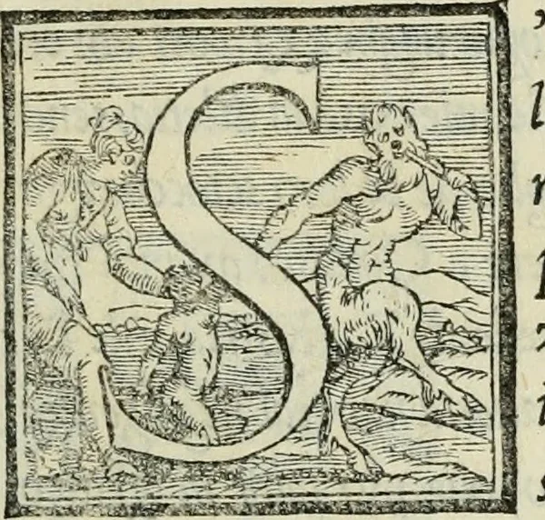 An illustration from De le lettere di m. Clavdio Tolomei lib. sette. Con vna breve dichiarazione in fine di tvtto l'ordin de l'ortografia di qvesta opera, 1547, leaf 6