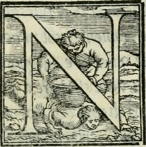 An illustration from De le lettere di m. Clavdio Tolomei lib. sette. Con vna breve dichiarazione in fine di tvtto l'ordin de l'ortografia di qvesta opera, 1547, leaf 78