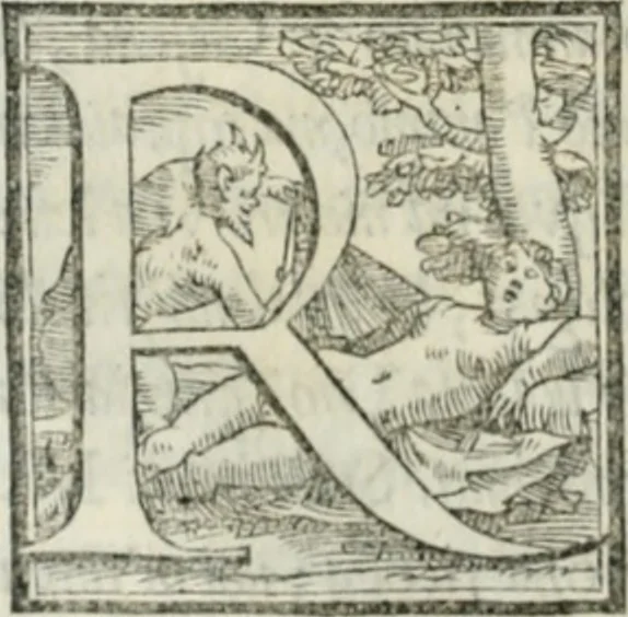 An illustration from De le lettere di m. Clavdio Tolomei lib. sette. Con vna breve dichiarazione in fine di tvtto l'ordin de l'ortografia di qvesta opera, 1547, leaf 83