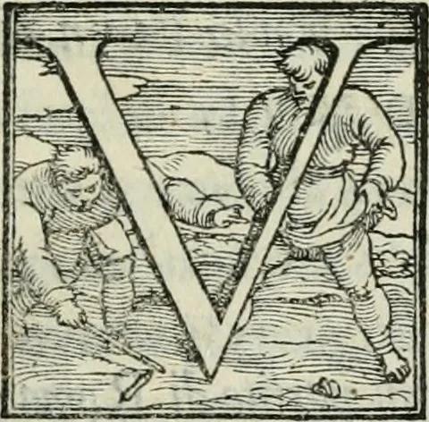 An illustration from De le lettere di m. Clavdio Tolomei lib. sette. Con vna breve dichiarazione in fine di tvtto l'ordin de l'ortografia di qvesta opera, 1547, leaf 86