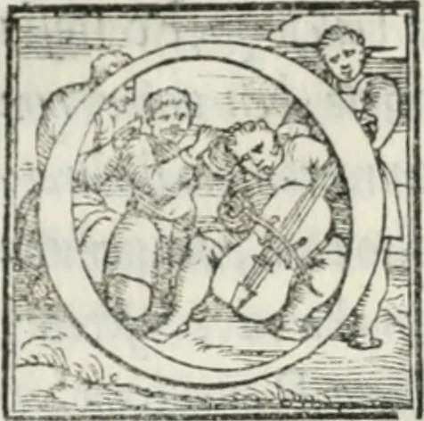 An illustration from De le lettere di m. Clavdio Tolomei lib. sette. Con vna breve dichiarazione in fine di tvtto l'ordin de l'ortografia di qvesta opera, 1547, leaf 91