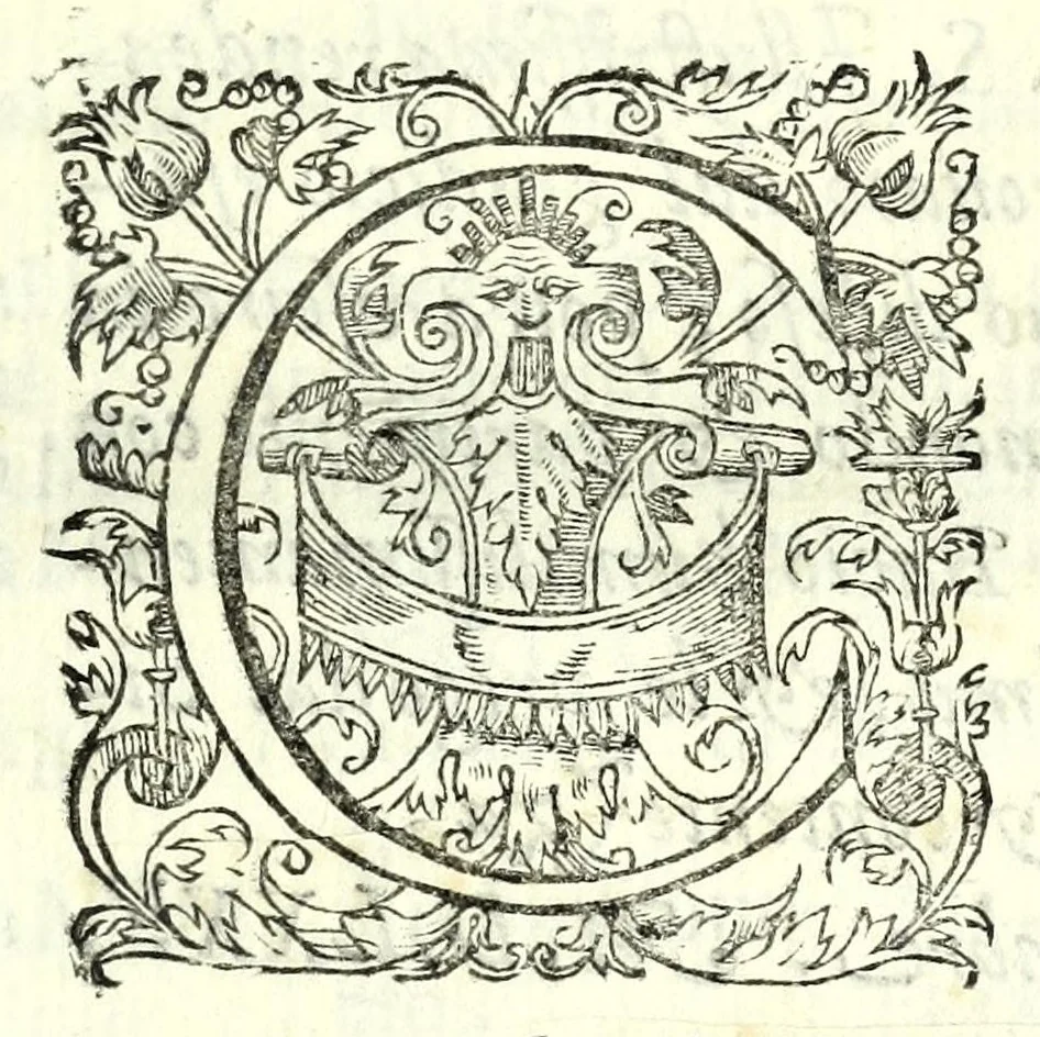 An illustration from De le lettere familiari del commendatore Annibal Caro, volume primo[-secondo], 1587, leaf 191
