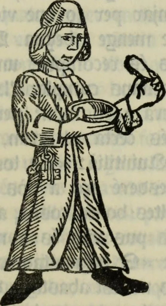 An illustration from De les costumes des homens e debs oficis dels nobles, sobrel Joch des escachs, 1900, leaf 120
