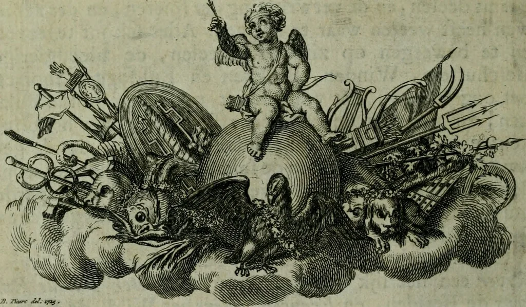 An illustration from De levens-beschryvingen der Nederlandsche konst-schilders en konst-schilderessen, met een uytbreyding over de schilder-konst der ouden, 1729, leaf 388