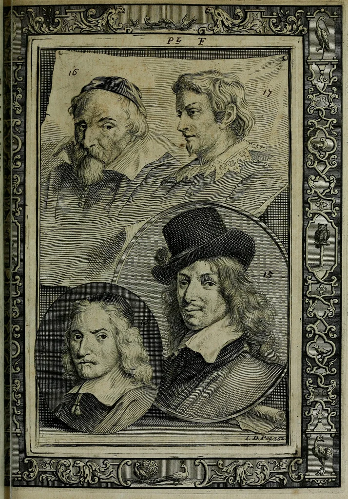 An illustration from De levens-beschryvingen der Nederlandsche konst-schilders en konst-schilderessen, met een uytbreyding over de schilder-konst der ouden, 1729, leaf 389