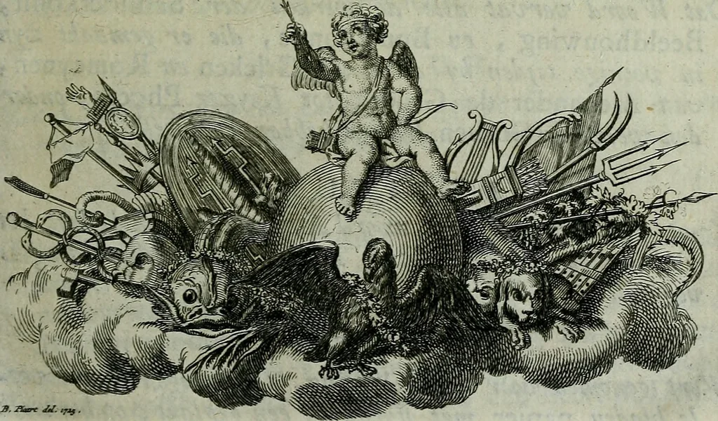 An illustration from De levens-beschryvingen der Nederlandsche konst-schilders en konst-schilderessen, met een uytbreyding over de schilder-konst der ouden, 1729, leaf 45