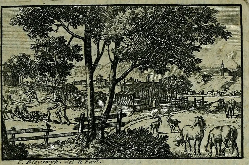 An illustration from De levens-beschryvingen der Nederlandsche konst-schilders en konst-schilderessen, met een uytbreyding over de schilder-konst der ouden, 1729, leaf 110