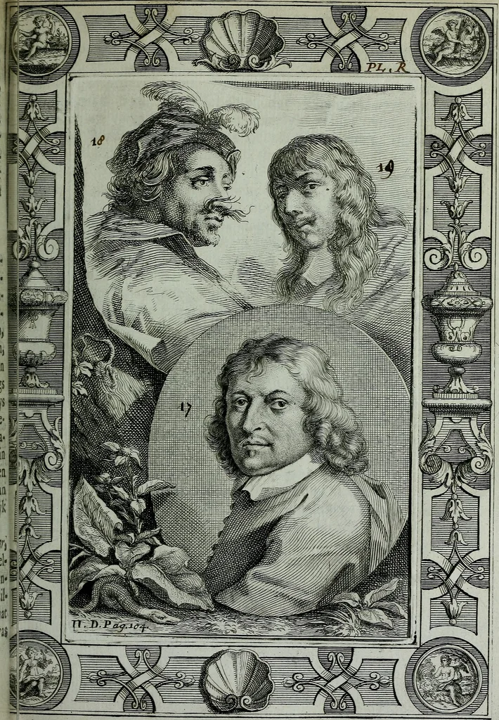 An illustration from De levens-beschryvingen der Nederlandsche konst-schilders en konst-schilderessen, met een uytbreyding over de schilder-konst der ouden, 1729, leaf 126