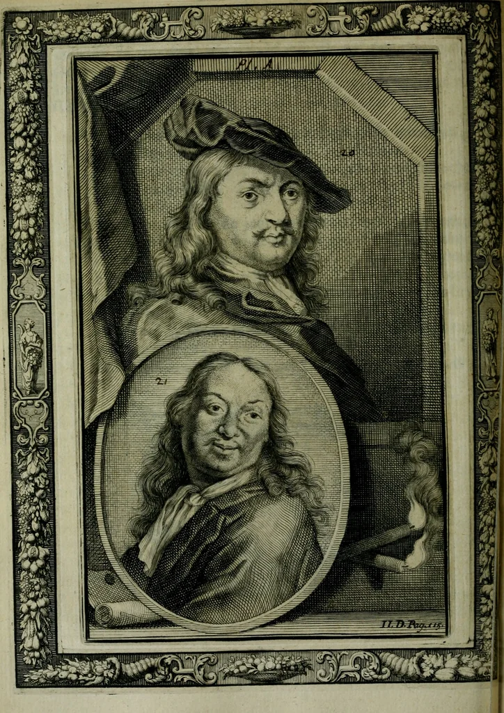 An illustration from De levens-beschryvingen der Nederlandsche konst-schilders en konst-schilderessen, met een uytbreyding over de schilder-konst der ouden, 1729, leaf 139