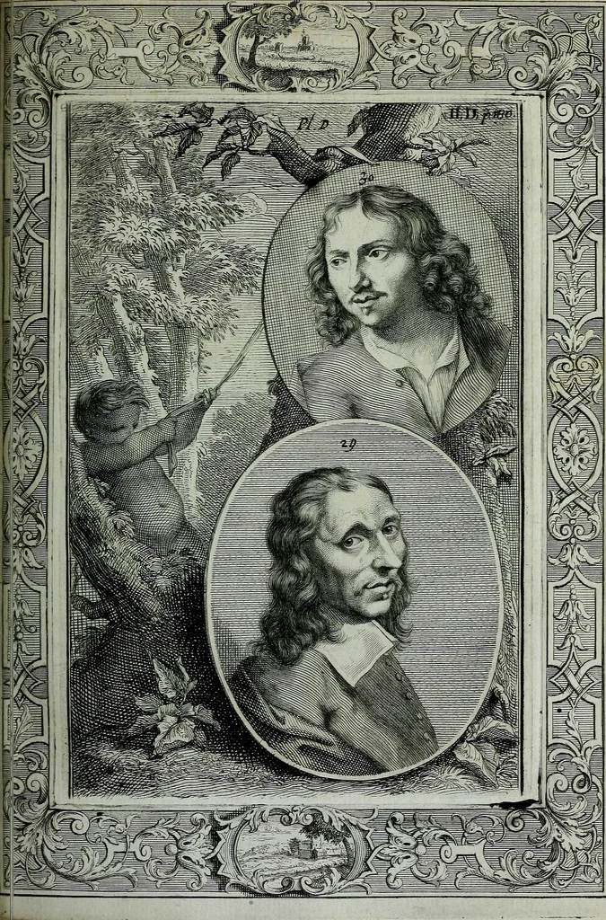 An illustration from De levens-beschryvingen der Nederlandsche konst-schilders en konst-schilderessen, met een uytbreyding over de schilder-konst der ouden, 1729, leaf 210