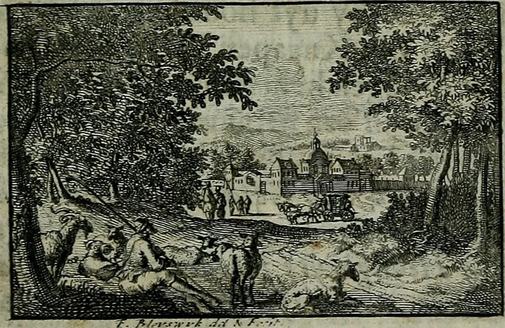 An illustration from De levens-beschryvingen der Nederlandsche konst-schilders en konst-schilderessen, met een uytbreyding over de schilder-konst der ouden, 1729, leaf 224