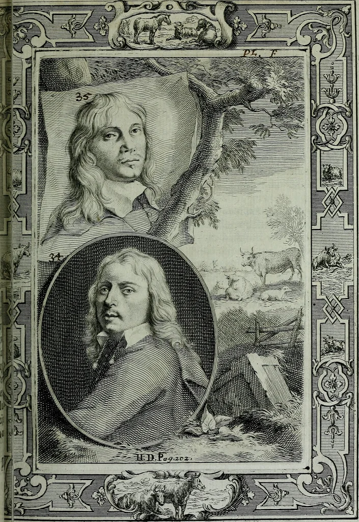 An illustration from De levens-beschryvingen der Nederlandsche konst-schilders en konst-schilderessen, met een uytbreyding over de schilder-konst der ouden, 1729, leaf 238