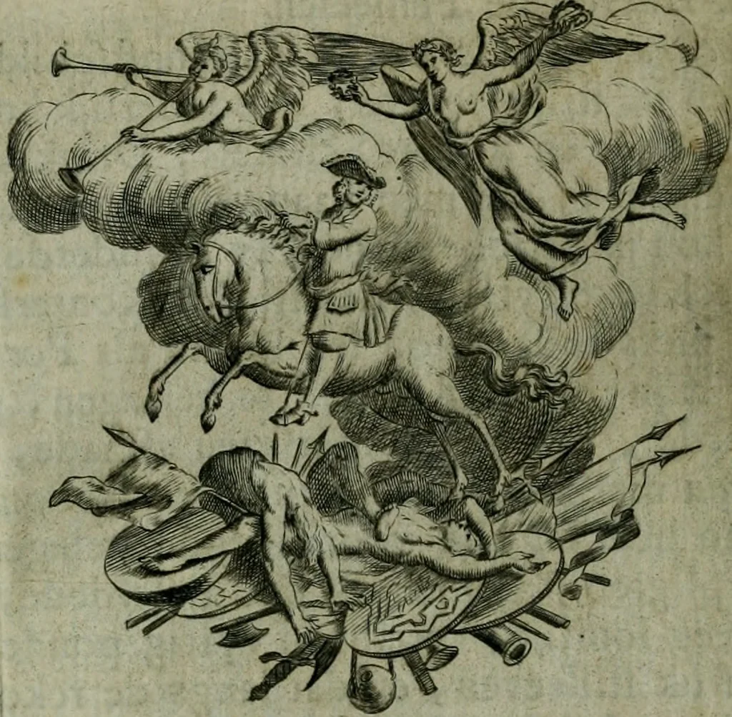 An illustration from De levens-beschryvingen der Nederlandsche konst-schilders en konst-schilderessen, met een uytbreyding over de schilder-konst der ouden, 1729, leaf 285