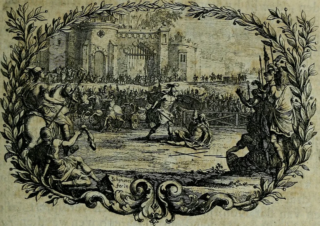 An illustration from De levens-beschryvingen der Nederlandsche konst-schilders en konst-schilderessen, met een uytbreyding over de schilder-konst der ouden, 1729, leaf 292