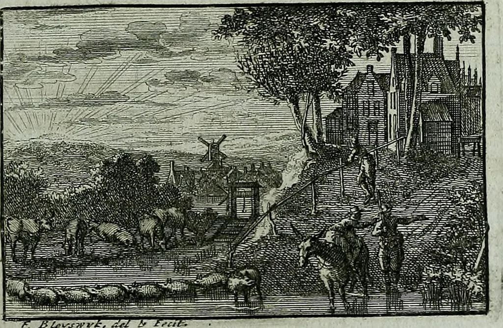 An illustration from De levens-beschryvingen der Nederlandsche konst-schilders en konst-schilderessen, met een uytbreyding over de schilder-konst der ouden, 1729, leaf 318