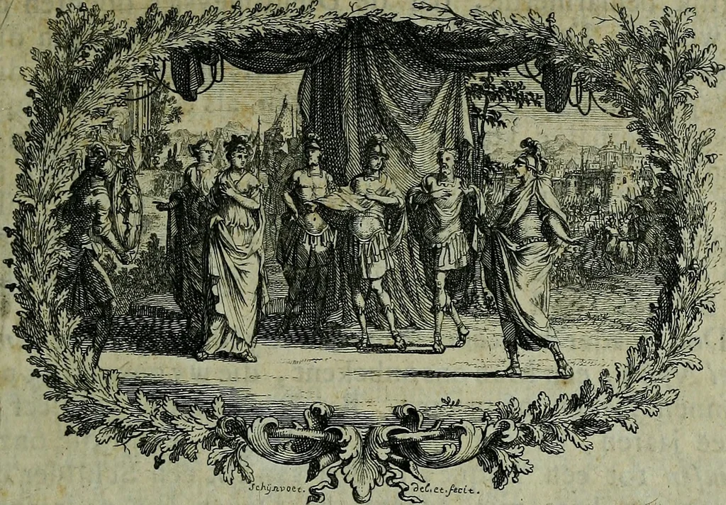 An illustration from De levens-beschryvingen der Nederlandsche konst-schilders en konst-schilderessen, met een uytbreyding over de schilder-konst der ouden, 1729, leaf 32