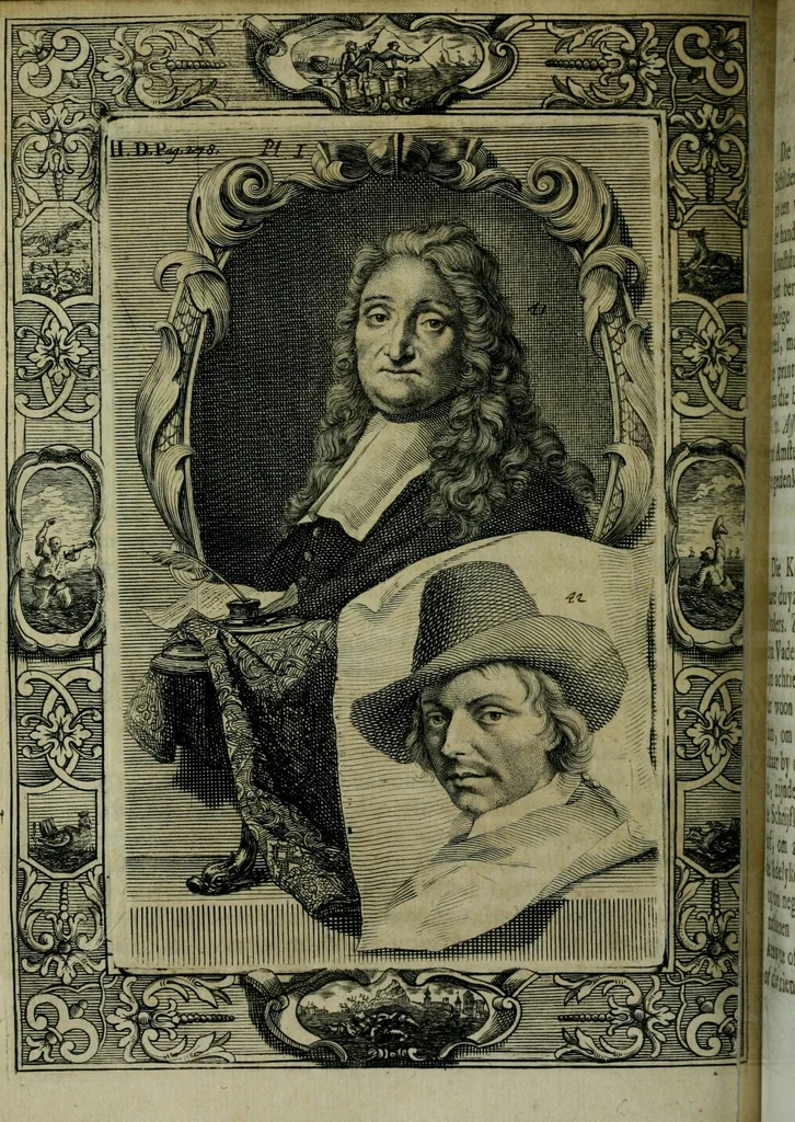 An illustration from De levens-beschryvingen der Nederlandsche konst-schilders en konst-schilderessen, met een uytbreyding over de schilder-konst der ouden, 1729, leaf 321