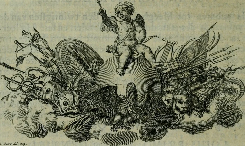 An illustration from De levens-beschryvingen der Nederlandsche konst-schilders en konst-schilderessen, met een uytbreyding over de schilder-konst der ouden, 1729, leaf 39