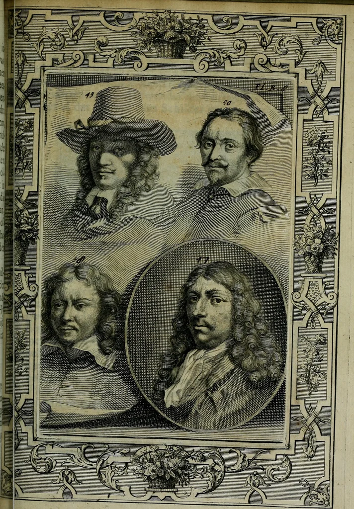 An illustration from De levens-beschryvingen der Nederlandsche konst-schilders en konst-schilderessen, met een uytbreyding over de schilder-konst der ouden, 1729, leaf 422
