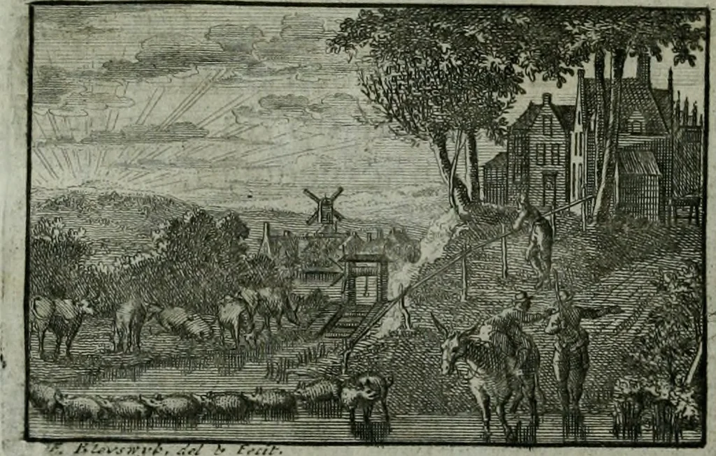 An illustration from De levens-beschryvingen der Nederlandsche konst-schilders en konst-schilderessen, met een uytbreyding over de schilder-konst der ouden, 1729, leaf 431