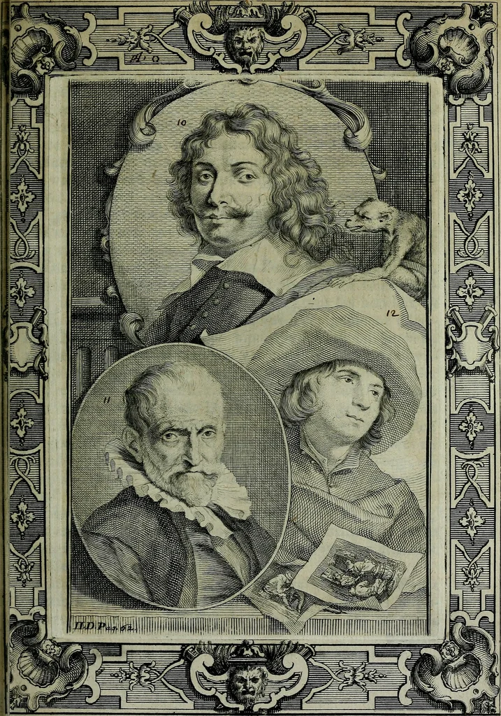An illustration from De levens-beschryvingen der Nederlandsche konst-schilders en konst-schilderessen, met een uytbreyding over de schilder-konst der ouden, 1729, leaf 80
