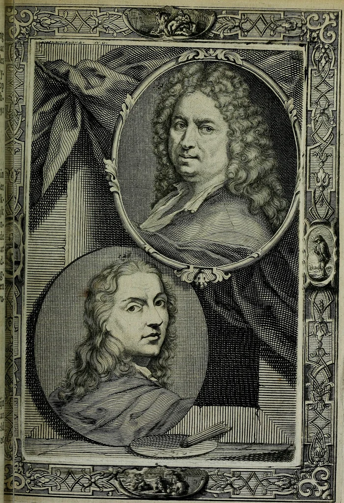 An illustration from De levens-beschryvingen der Nederlandsche konst-schilders en konst-schilderessen, met een uytbreyding over de schilder-konst der ouden, 1729, leaf 122